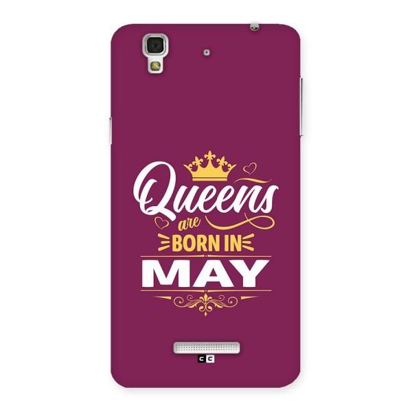 May Born Queens Back Case for YU Yureka Plus