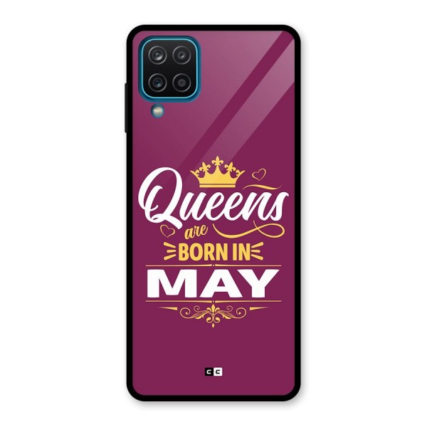 May Born Queens Glass Back Case for Galaxy A12