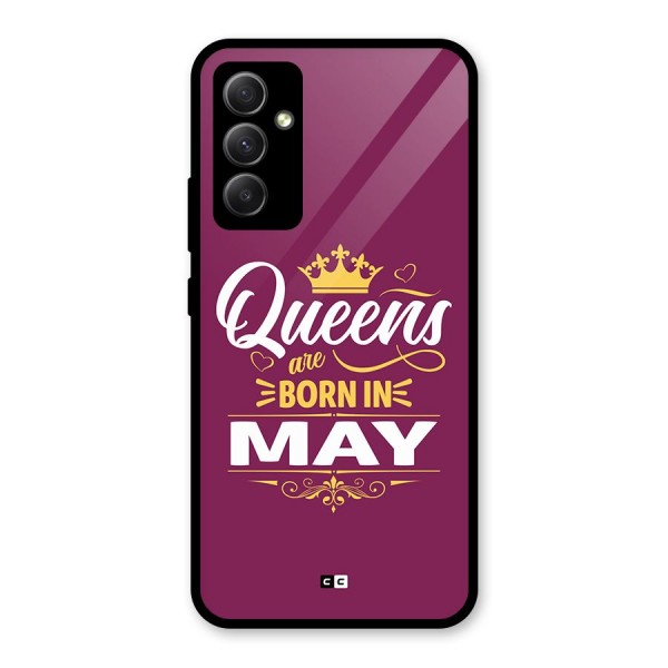 May Born Queens Glass Back Case for Galaxy A34