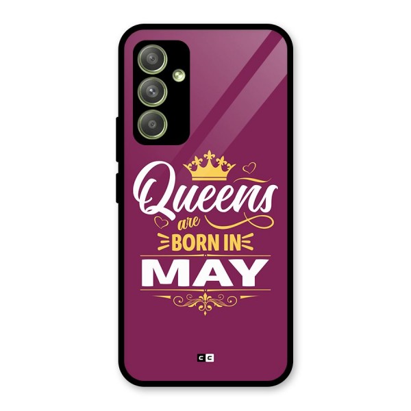 May Born Queens Glass Back Case for Galaxy A54