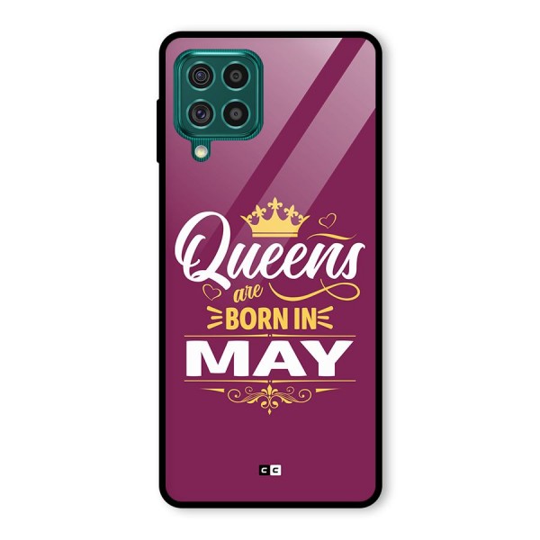 May Born Queens Glass Back Case for Galaxy F62