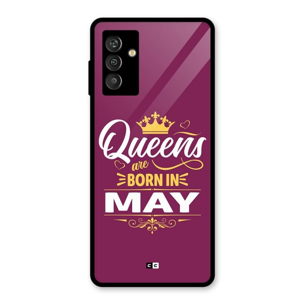 May Born Queens Glass Back Case for Galaxy M13