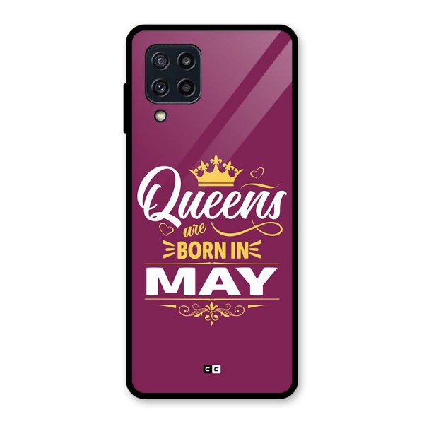 May Born Queens Glass Back Case for Galaxy M32