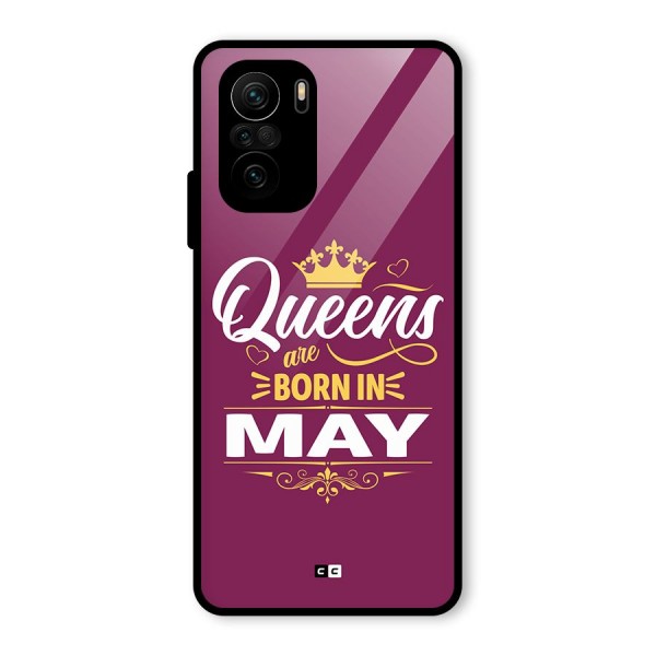 May Born Queens Glass Back Case for Mi 11x