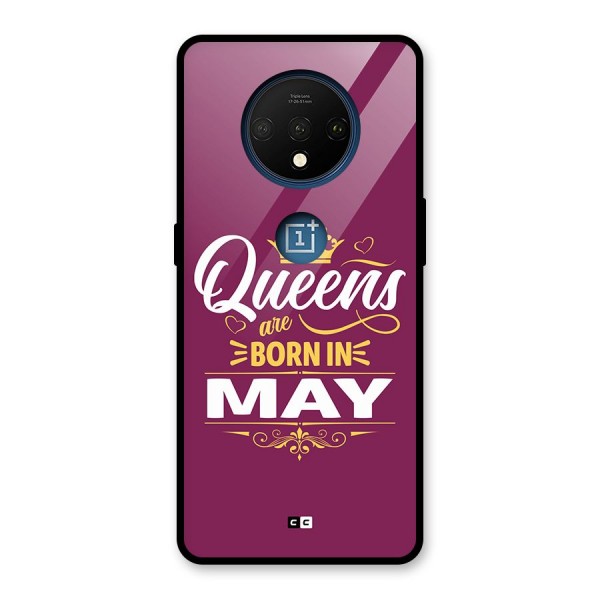 May Born Queens Glass Back Case for OnePlus 7T