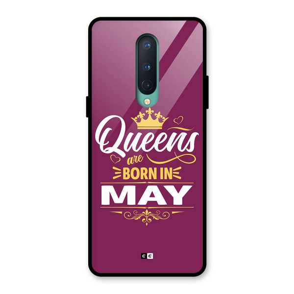 May Born Queens Glass Back Case for OnePlus 8