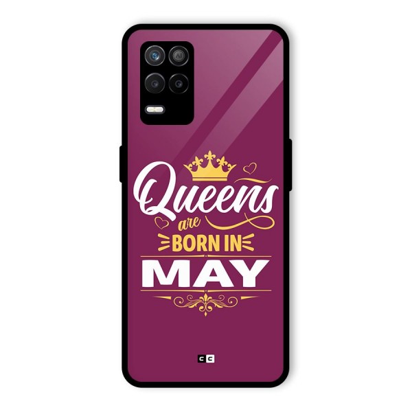 May Born Queens Glass Back Case for Realme 8s 5G