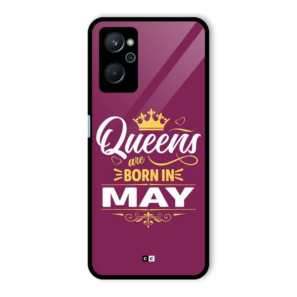 May Born Queens Glass Back Case for Realme 9i