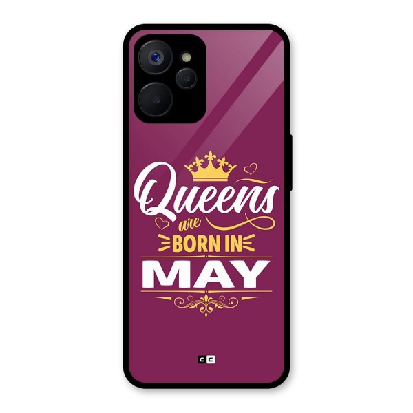 May Born Queens Glass Back Case for Realme 9i 5G