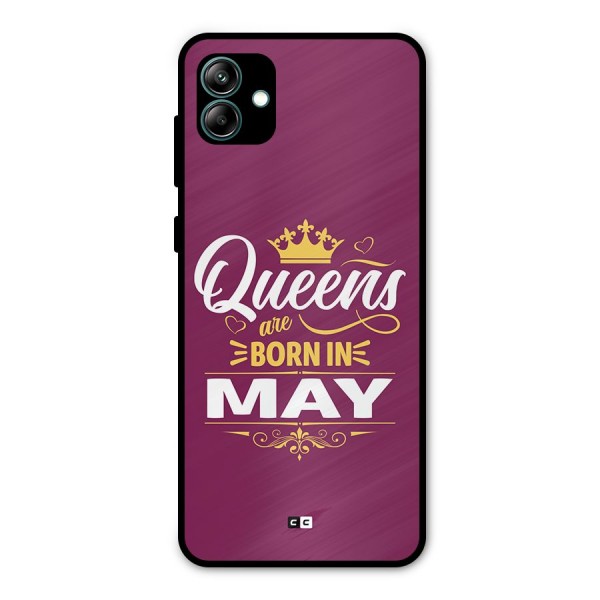 May Born Queens Metal Back Case for Galaxy A04