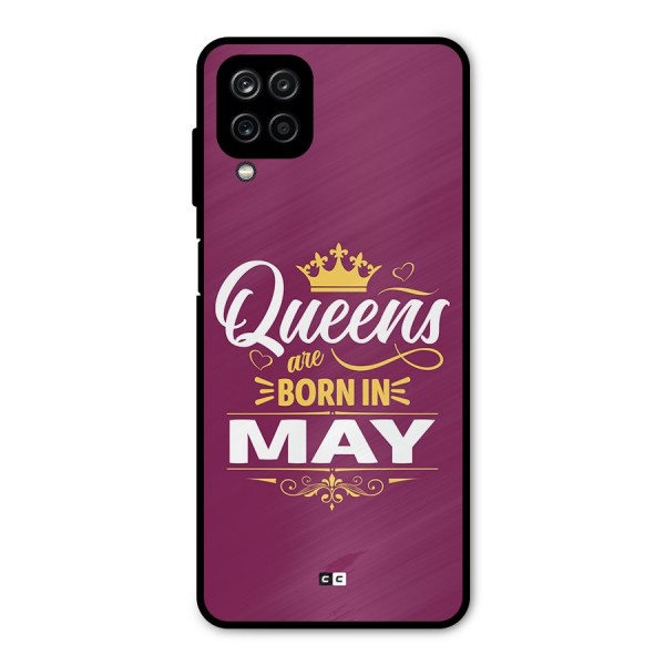 May Born Queens Metal Back Case for Galaxy A12