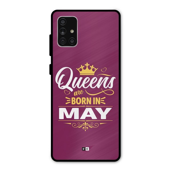 May Born Queens Metal Back Case for Galaxy A71