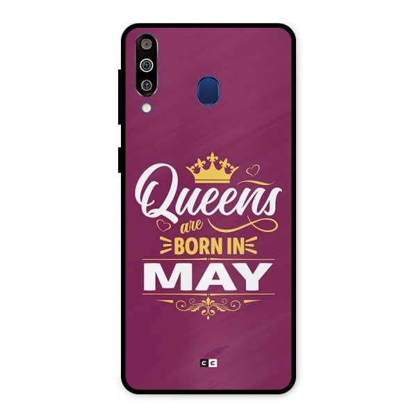 May Born Queens Metal Back Case for Galaxy M30