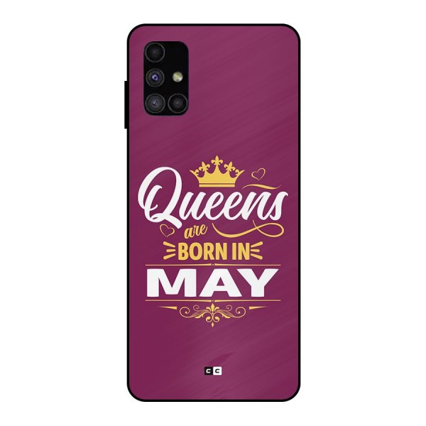 May Born Queens Metal Back Case for Galaxy M51