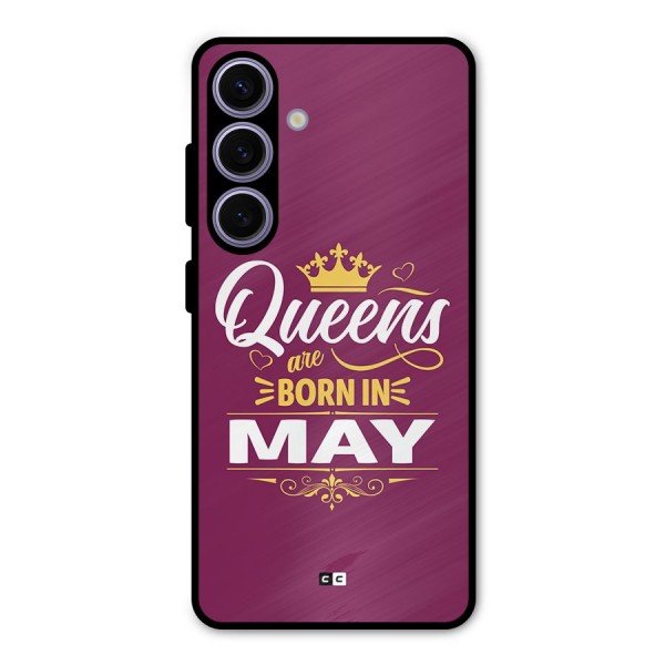 May Born Queens Metal Back Case for Galaxy S24