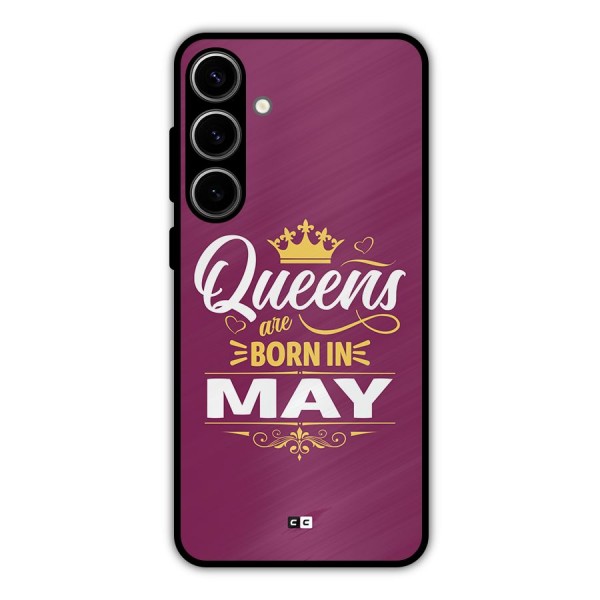 May Born Queens Metal Back Case for Galaxy S24 Plus