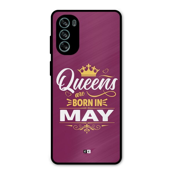 May Born Queens Metal Back Case for Moto G62