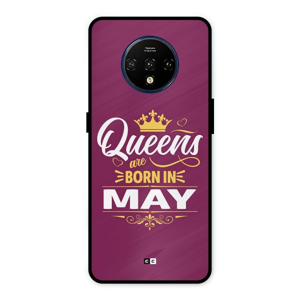 May Born Queens Metal Back Case for OnePlus 7T