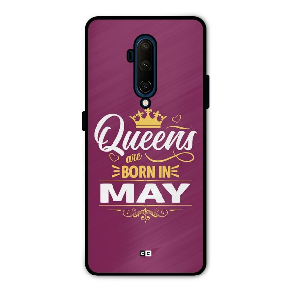 May Born Queens Metal Back Case for OnePlus 7T Pro