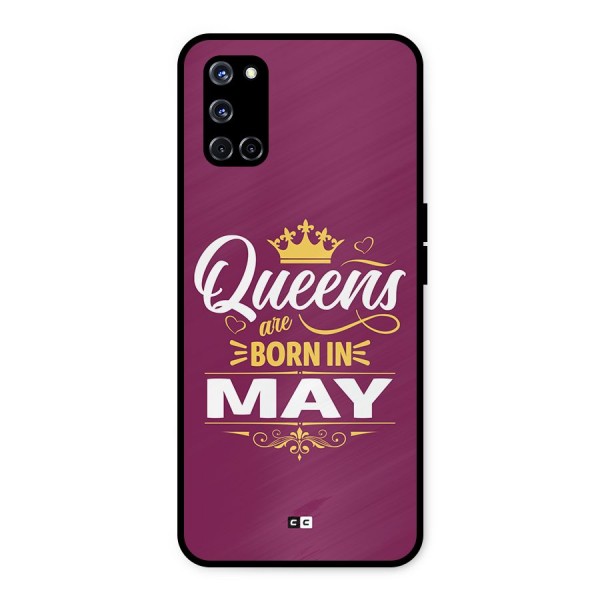 May Born Queens Metal Back Case for Oppo A52