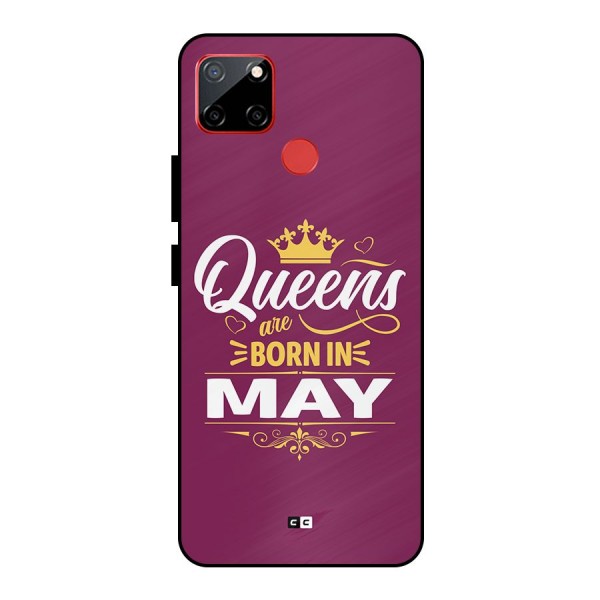 May Born Queens Metal Back Case for Realme C12 | Mobile Phone Covers ...