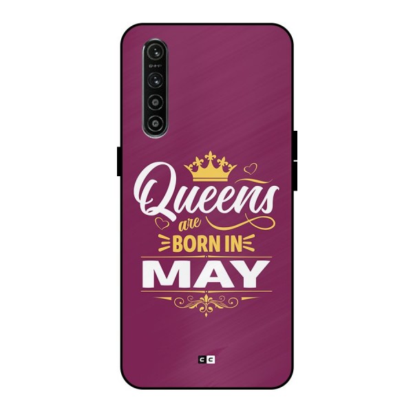 May Born Queens Metal Back Case for Realme XT