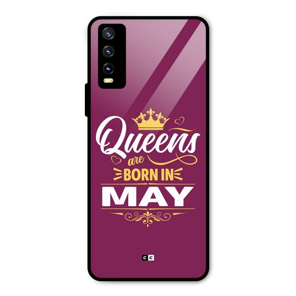 May Born Queens Metal Back Case for Vivo Y20g