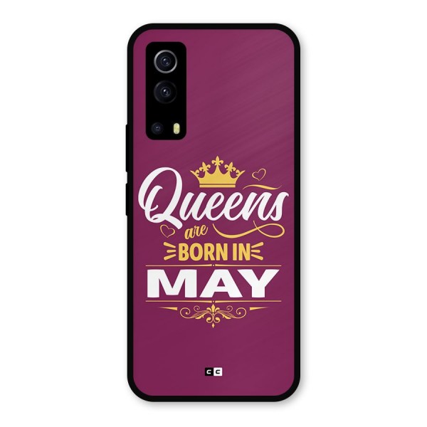 May Born Queens Metal Back Case for iQOO Z3