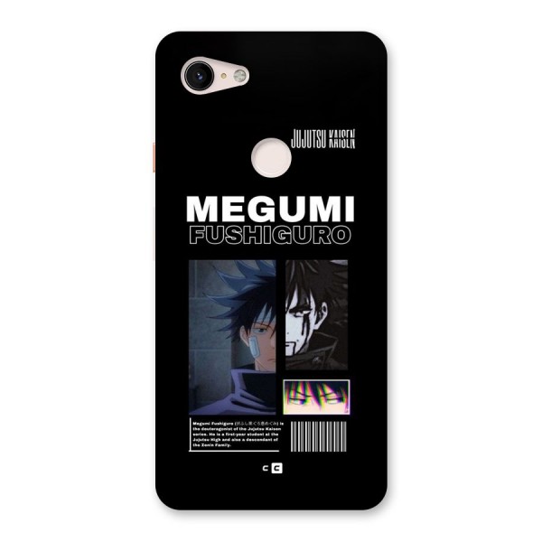 Megumi Fushiguro Back Case for Google Pixel 3 XL