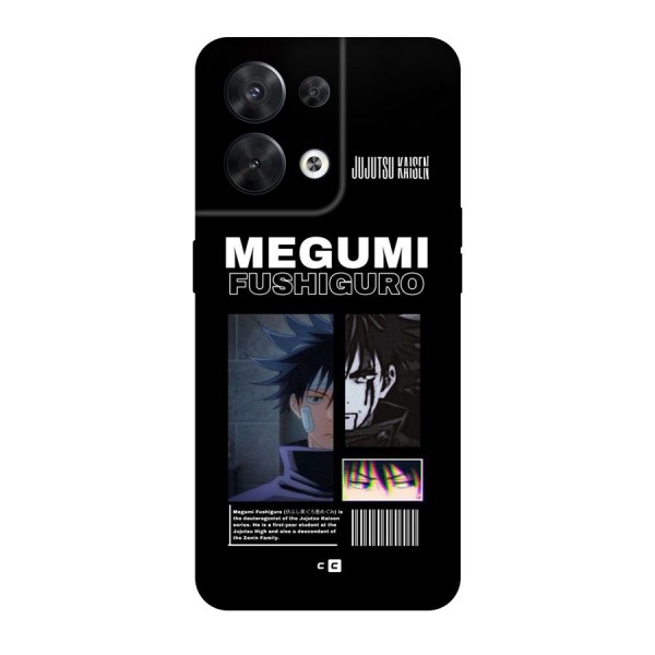 Megumi Fushiguro Back Case for Oppo Reno8 5G