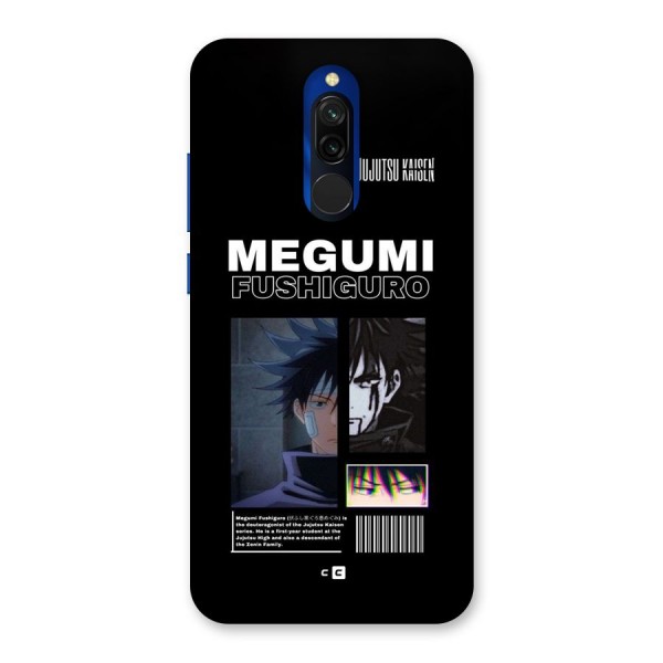 Megumi Fushiguro Back Case for Redmi 8