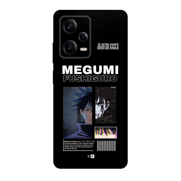 Megumi Fushiguro Back Case for Redmi Note 12 Pro