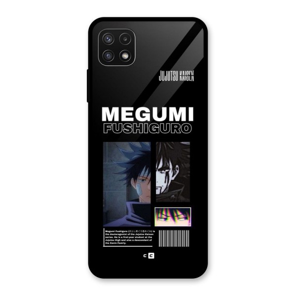 Megumi Fushiguro Glass Back Case for Galaxy A22 5G