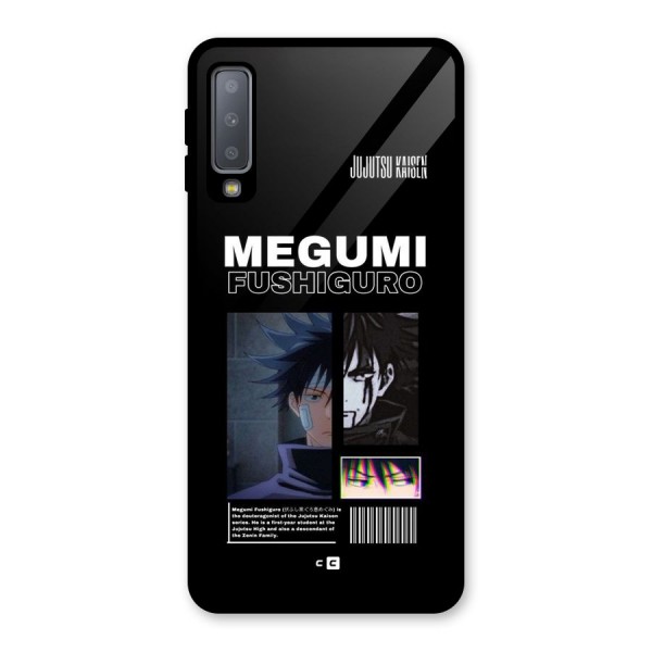 Megumi Fushiguro Glass Back Case for Galaxy A7 (2018)