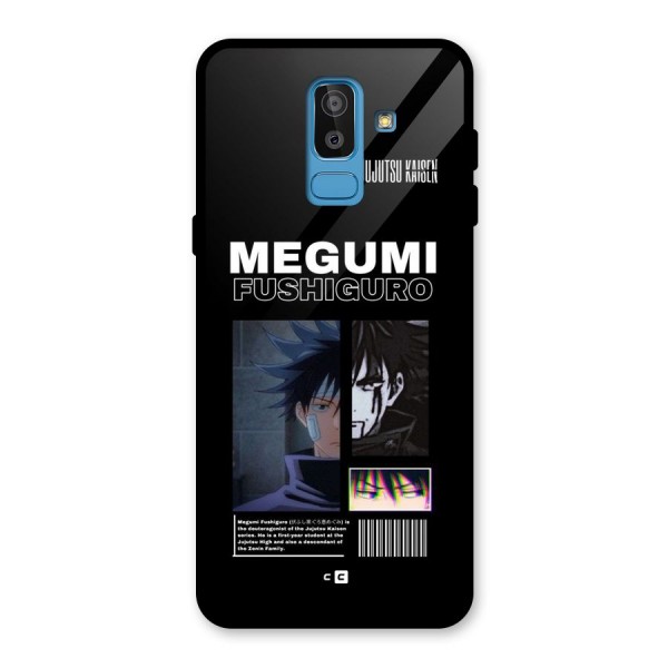 Megumi Fushiguro Glass Back Case for Galaxy J8