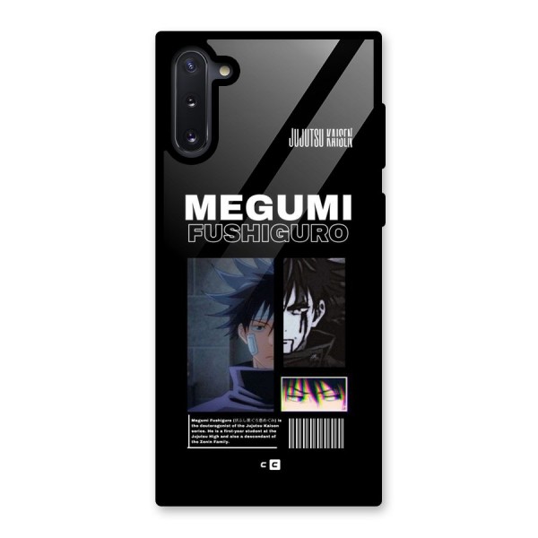 Megumi Fushiguro Glass Back Case for Galaxy Note 10