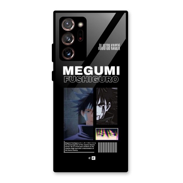 Megumi Fushiguro Glass Back Case for Galaxy Note 20 Ultra