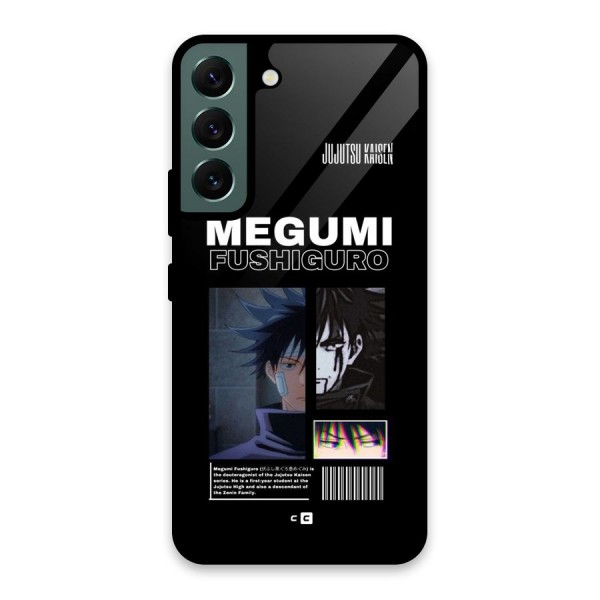 Megumi Fushiguro Glass Back Case for Galaxy S22 5G