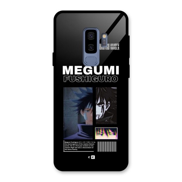 Megumi Fushiguro Glass Back Case for Galaxy S9 Plus