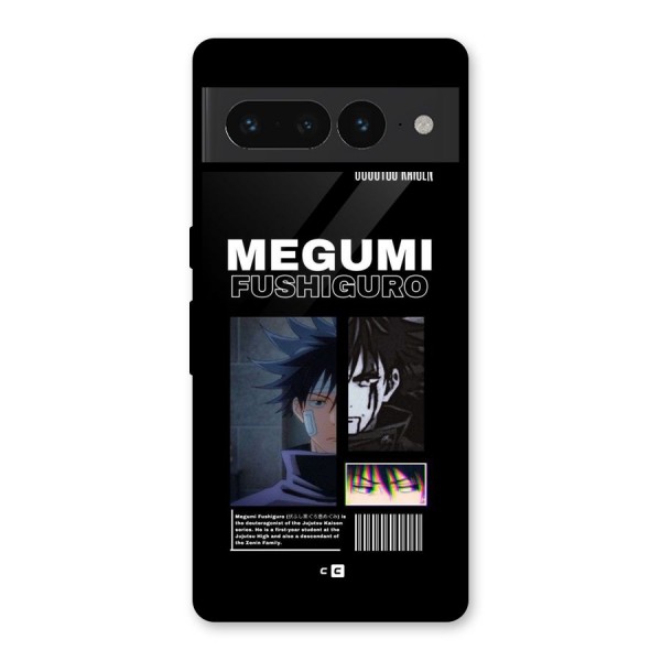 Megumi Fushiguro Glass Back Case for Google Pixel 7 Pro