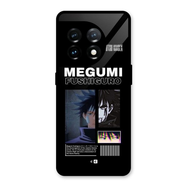 Megumi Fushiguro Glass Back Case for OnePlus 11