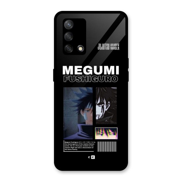 Megumi Fushiguro Glass Back Case for Oppo F19