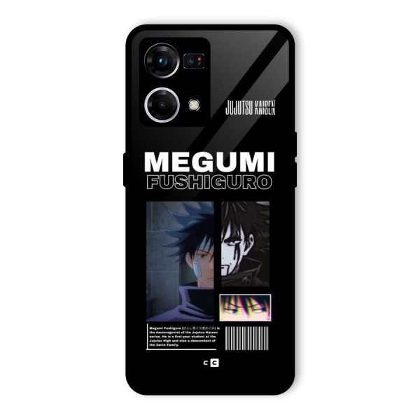 Megumi Fushiguro Glass Back Case for Oppo F21 Pro 4G