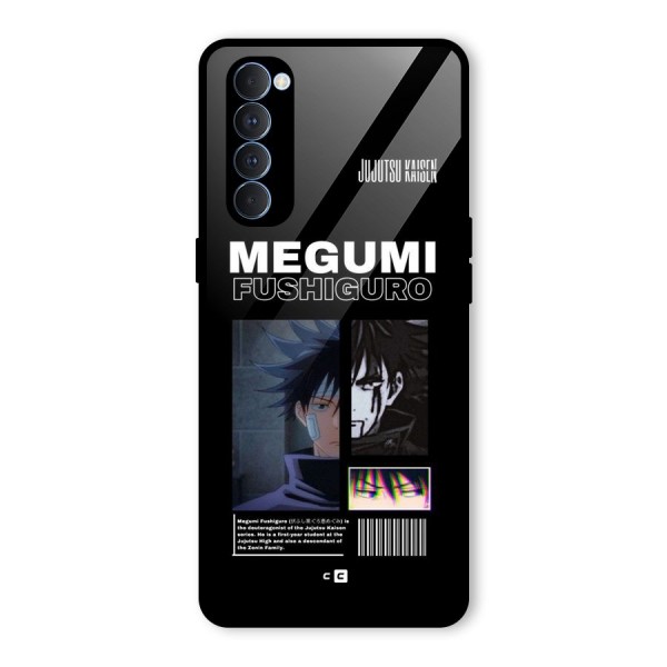 Megumi Fushiguro Glass Back Case for Oppo Reno4 Pro