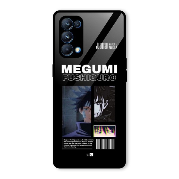 Megumi Fushiguro Glass Back Case for Oppo Reno5 Pro 5G