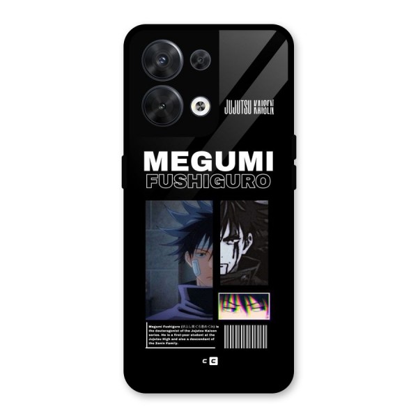 Megumi Fushiguro Glass Back Case for Oppo Reno8 5G