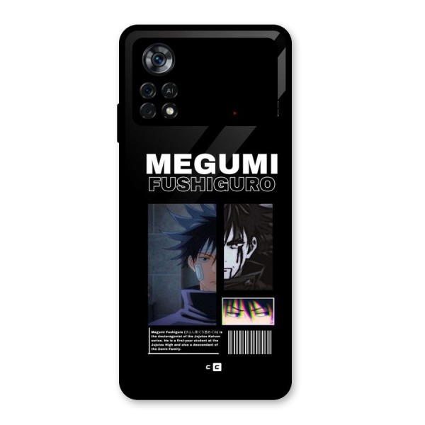 Megumi Fushiguro Glass Back Case for Poco X4 Pro 5G