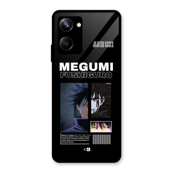 Megumi Fushiguro Glass Back Case for Realme 10 Pro