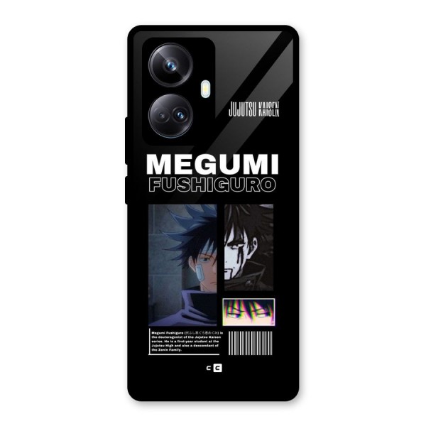 Megumi Fushiguro Glass Back Case for Realme 10 Pro Plus