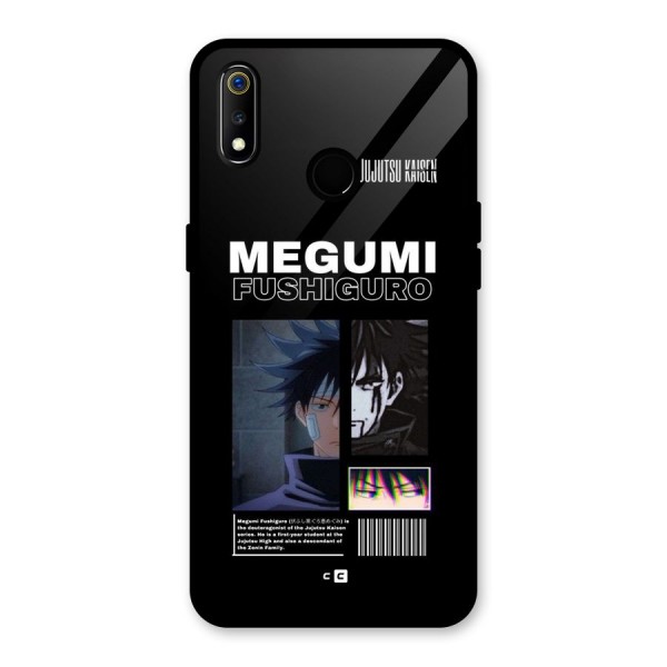 Megumi Fushiguro Glass Back Case for Realme 3